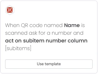 Ask for number subitems variation