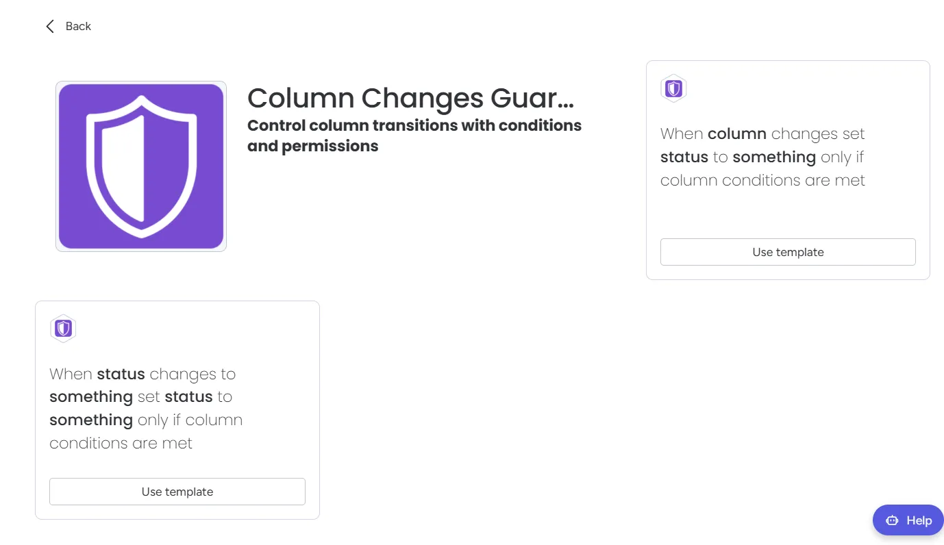 Column feature